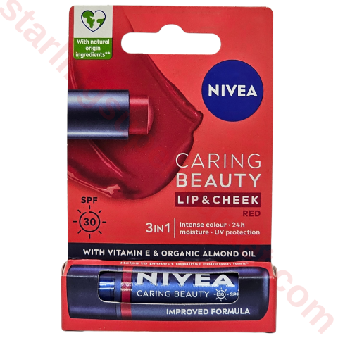 NIVEA LIP CARE BEAUTY KIRMIZI 4.8 G