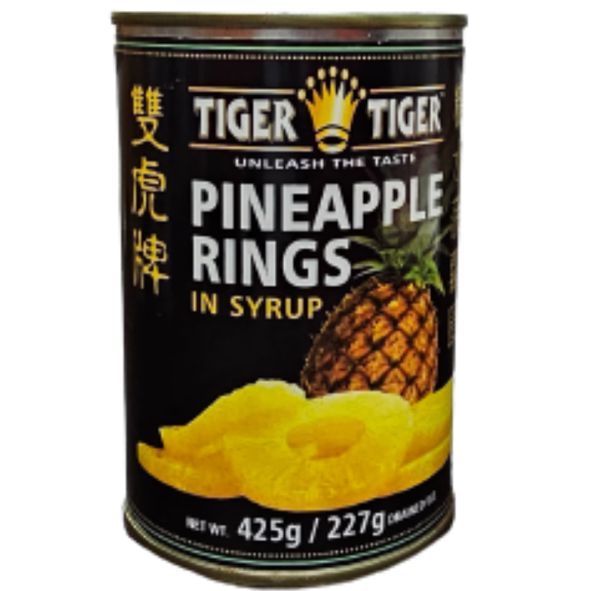 TIGER GLUTENSIZ PINEAPPLE RINGS IN SYRUP 425 G