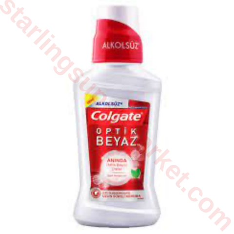 COLGATE PLAX AGIZ SUYU OPTIK BEYAZ 250 ML