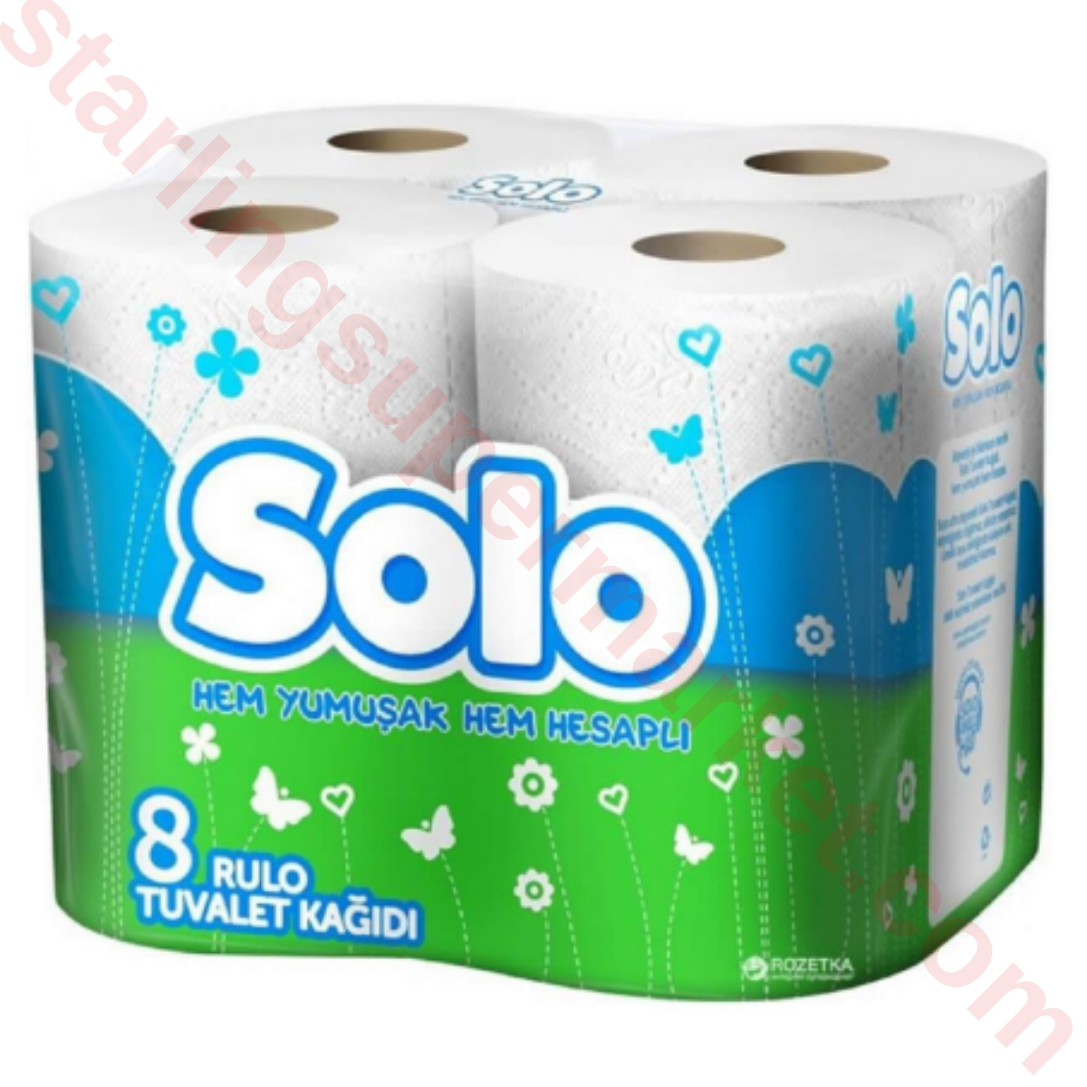 SOLO TOILET PAPER 8 PACK