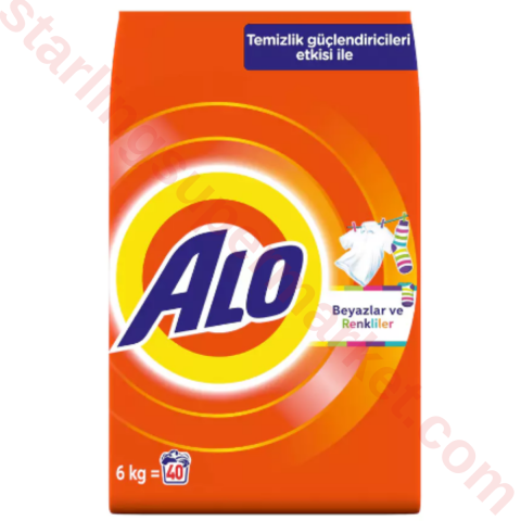 ALO POWDER DETERGENT WHITES AND COLOREDS 6 KG