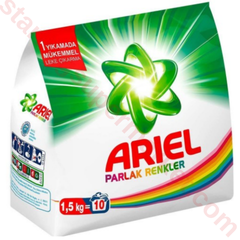 ARIEL TOZ DETERJAN PARLAK RENKLER 1.5 KG