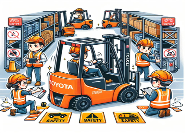Toyota İstif Makineleri ve İşgüvenliği Uzmanları bir arada! 