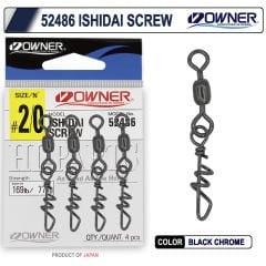 Owner 52486 Shidai Screw Klipsli Fırdöndü