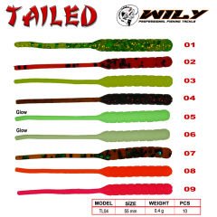 Wily Tailed Lrf Silikon Yem 5.5 cm 0.4 gr