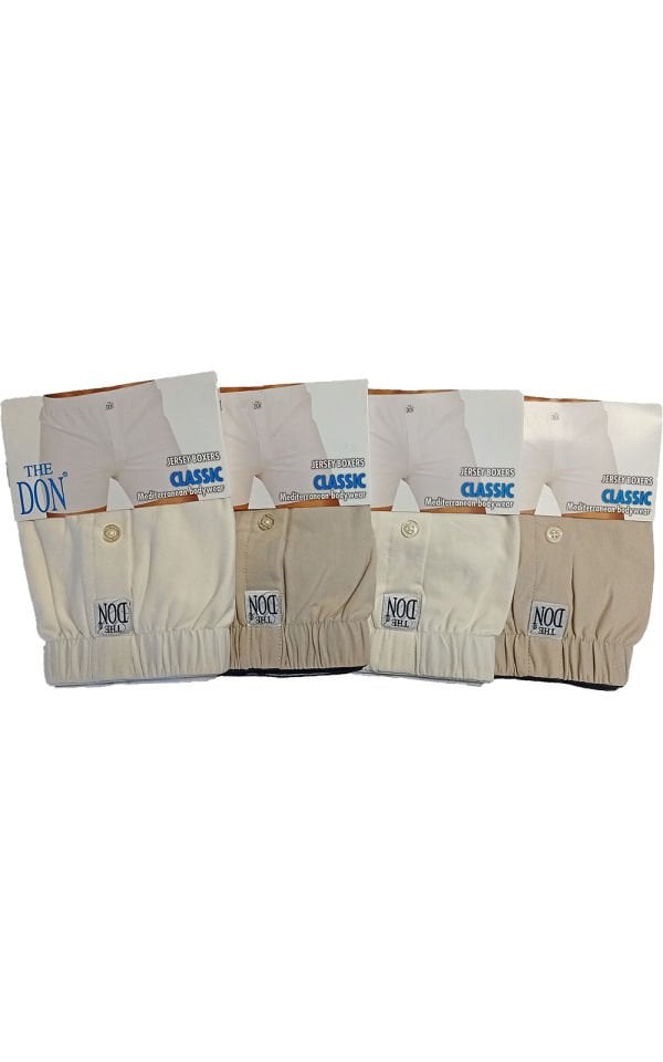 The DON Jersey Penye-Örme Erkek Boxer 4'lü Paket 4P5 (M)