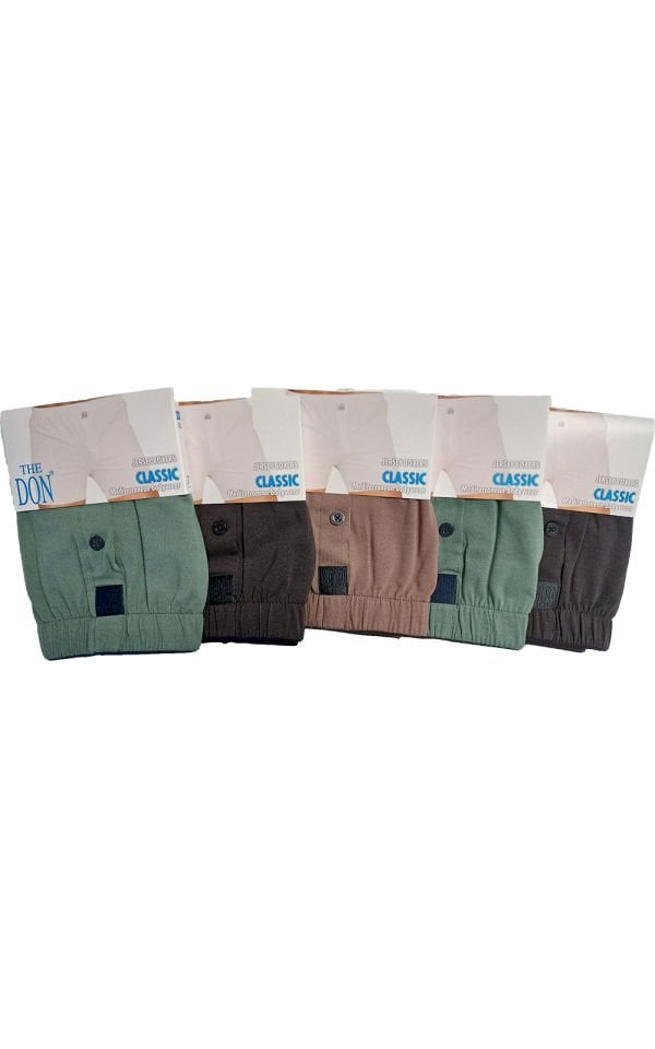 The DON Jersey Penye-Örme Erkek Boxer 5'li Paket 5P1 (XL)