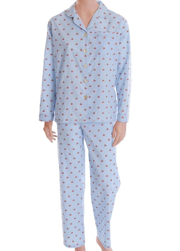 The DON Poplin Kadın Pijama Takımı Desen 36