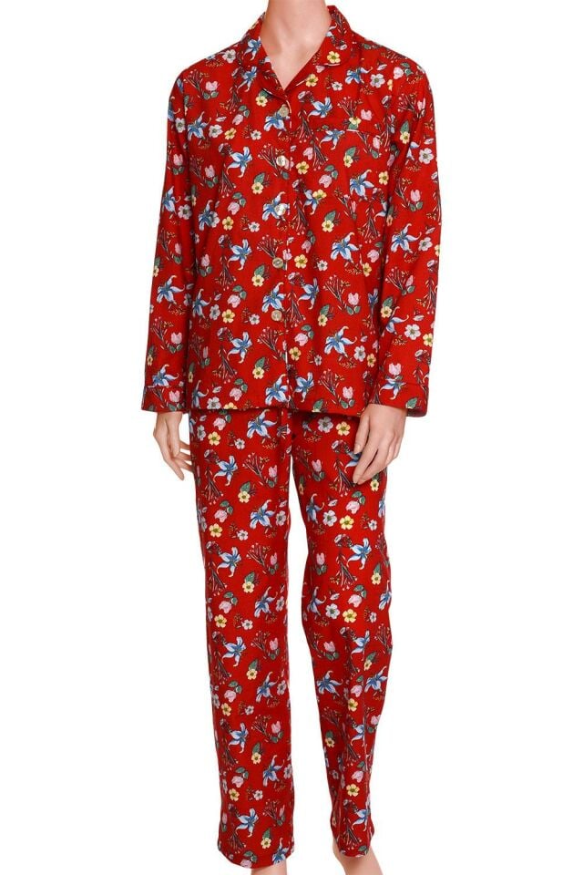 The DON Poplin Kadın Pijama Takımı Desen 42