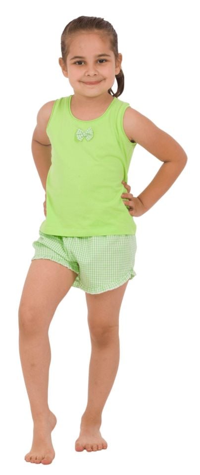 The DON Anne-Kız Model Kız Çocuk Şort-Atlet Takımı Desen 3