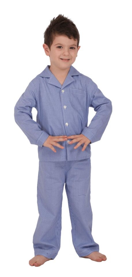 The DON Poplin Erkek Çocuk Pijama Takımı Desen 15
