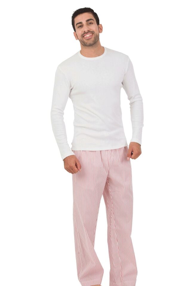 The DON Ribana Erkek Pijama Takımı Beyaz