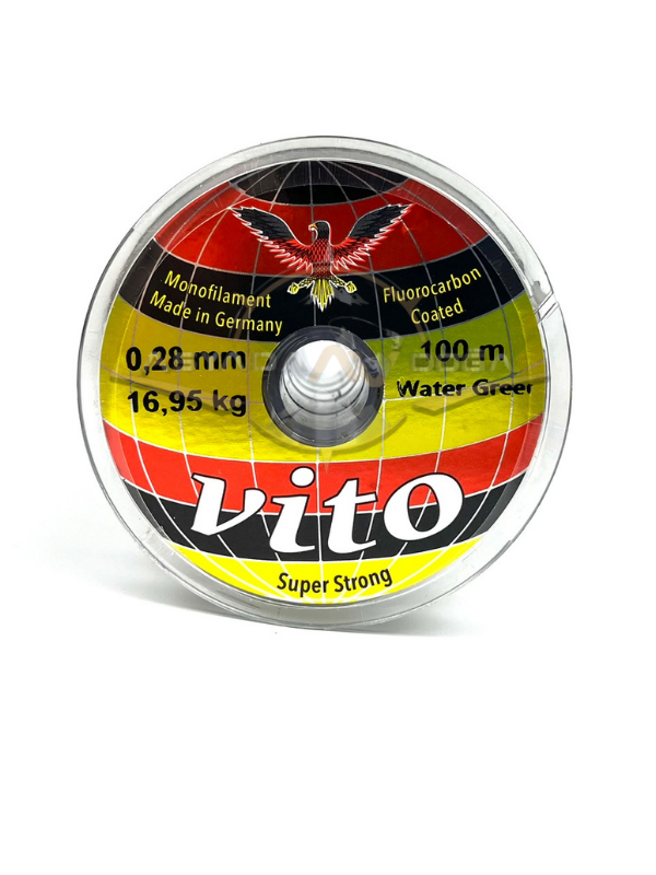 VITO Fluorocarbon Coated Monofilament Misina 100 Metre