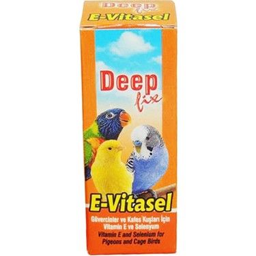 DEEP FİX E-VİTASEL 30 ML (KUŞ VİTAMİN)