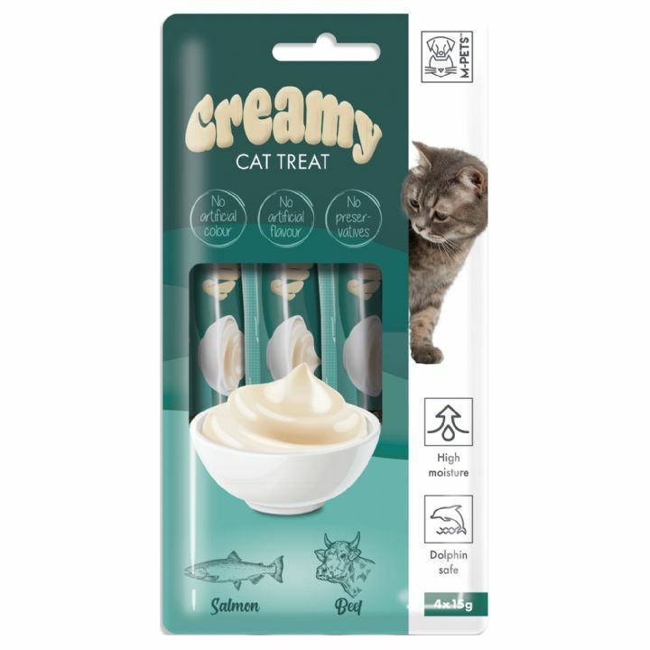 M-PETS SOMON BALIKLI BİFTEKLİ KEDİ ÖDÜLÜ 4X15GR