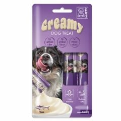 M-PETS KÖPEK ÖDÜLÜ CREAMY TON BALIKLI 4x15