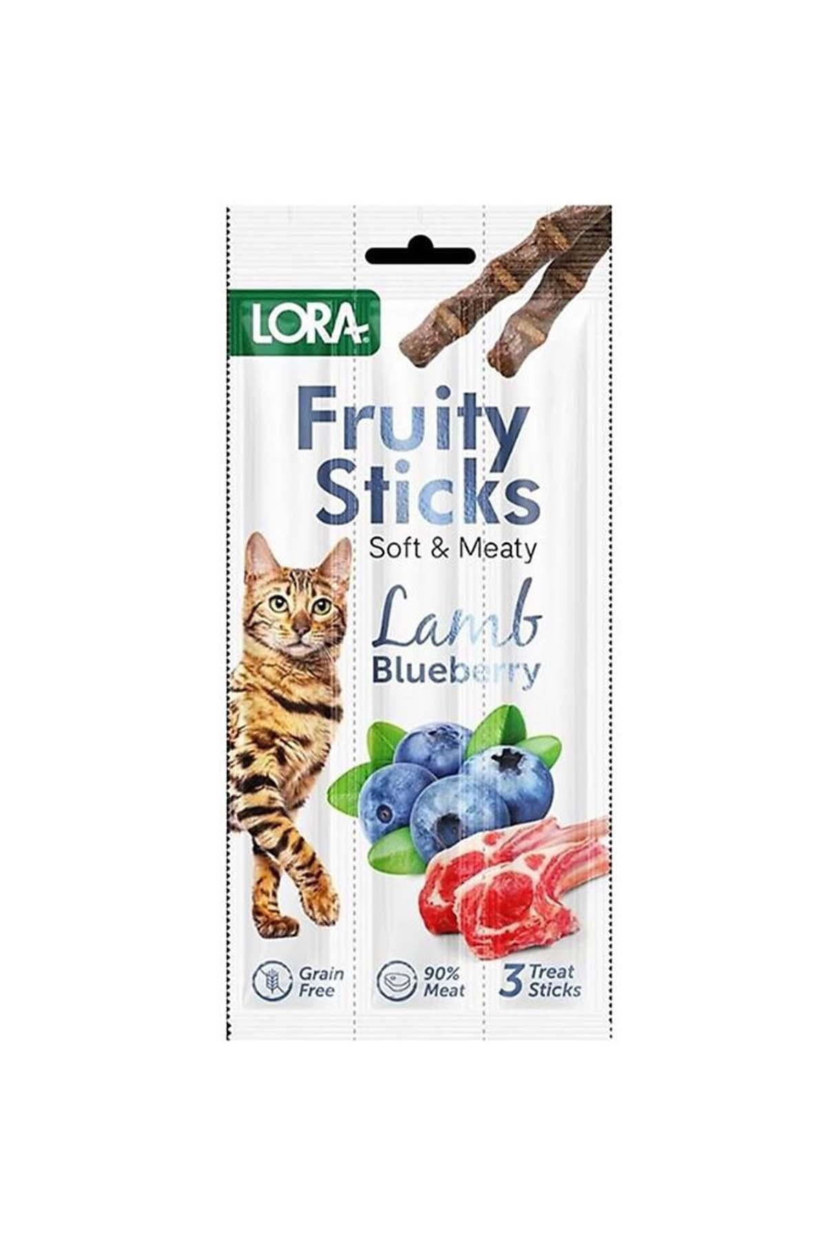 LORA KEDİ ÖDÜL STICKS KUZULU VE YABAN MERSİNLİ 3*5 GR