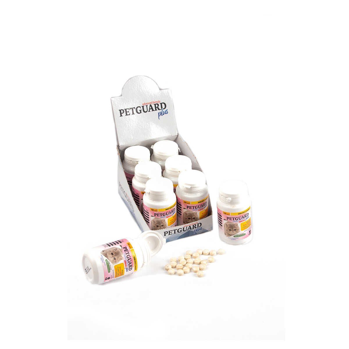 PETGUARD YAVRU KEDİ İMMUNİS PLUS 100 TABLET