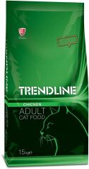 TRENDLİNE TAVUKLU KEDİ MAMASI 15 KG