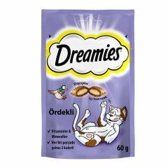 DREAMİES ÖRDEKLİ KEDİ ÖDÜLÜ 60 GR 6'LI