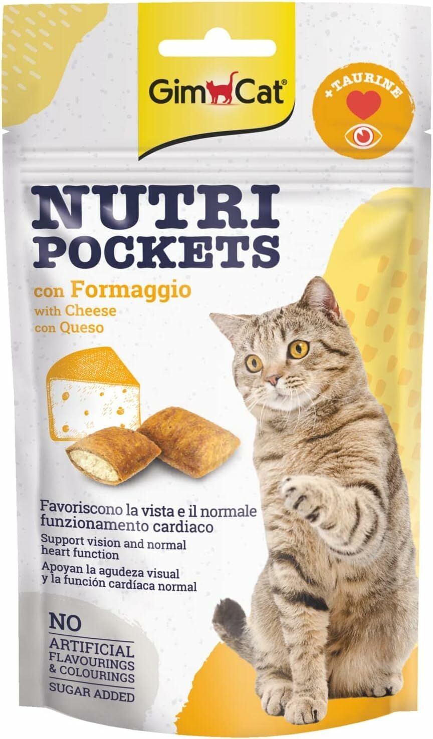 GİMCAT NUTRI POCKETS PEYNİR & TAURİN 60.GR