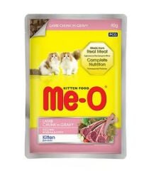 MEO-POUCH KUZU ETLİ YAVRU KEDİ 80 GR 12'Lİ