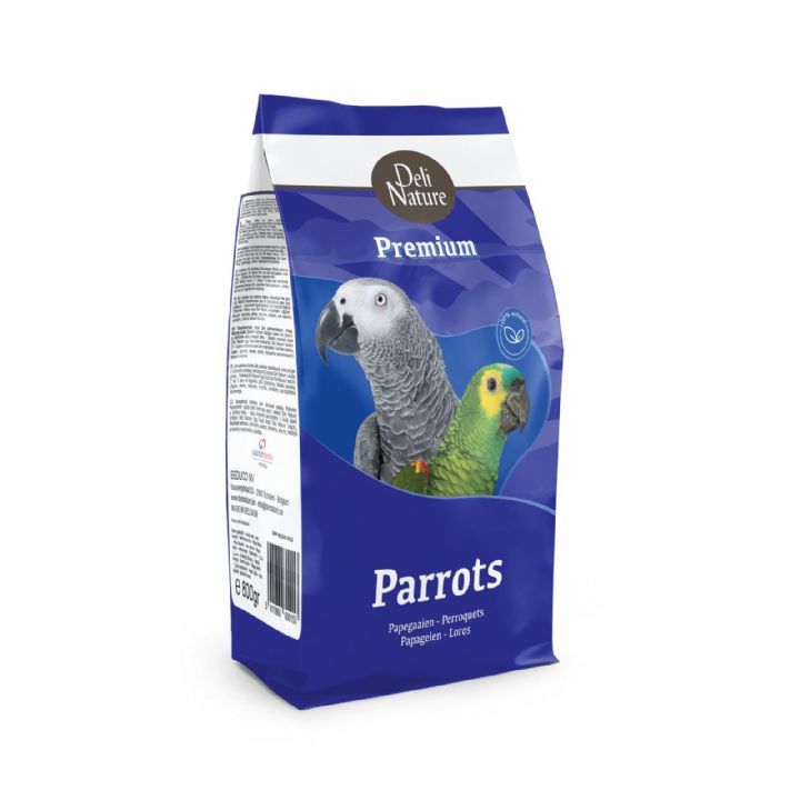 DELİ NATURE PREMİUM PARROTS PAPAĞAN YEMİ 800 GR 10'LU