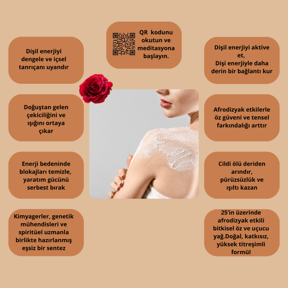 Kadın Vücut Peelingi – Arındırıcı Tanrıça Ritüeli, Dişil Enerji Aktivasyonu ve Afrodizyak Etkili Doğal Işıltı | La Dermaloreenz - Tanrıça Koleksiyonu