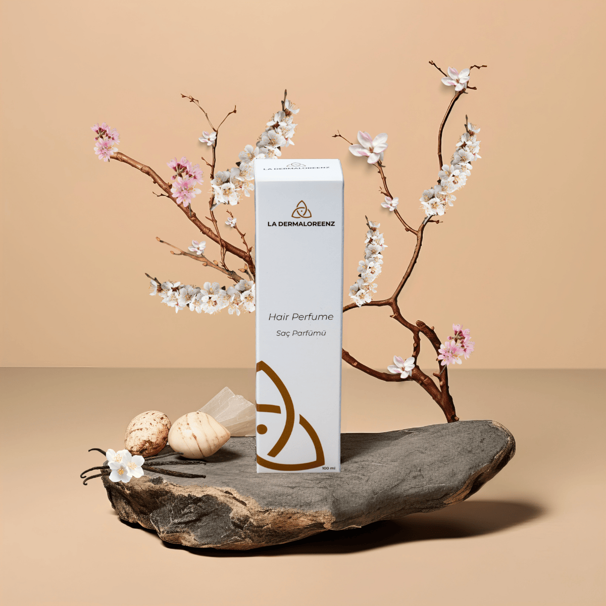 Saç Parfümü – Vanilya Kokulu Saç Parfümü ve Kolay Tarama Desteği - La Dermloreenz