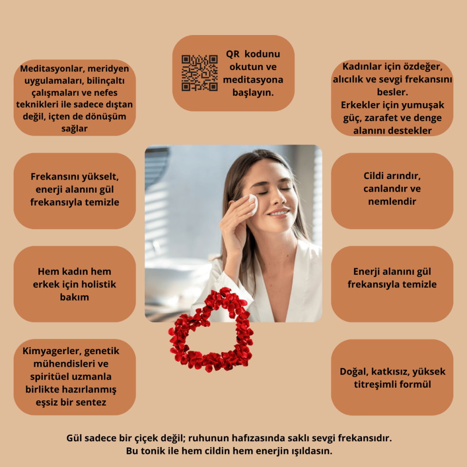 Gül Suyu Tonik | Doğal Gül Ferahlığı ve Enerji Arındırması | La Dermaloreenz