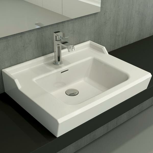 HAFELE ESTELLA 60 Lavabo, par.beyaz, 600x450mm