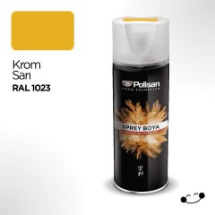 POLİSAN SPREY BOYA AKRİLİK KROM SARI RAL 1023