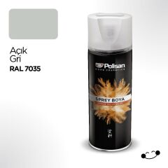 POLİSAN SPREY BOYA AKRİLİK AÇIK GRİ RAL 7035