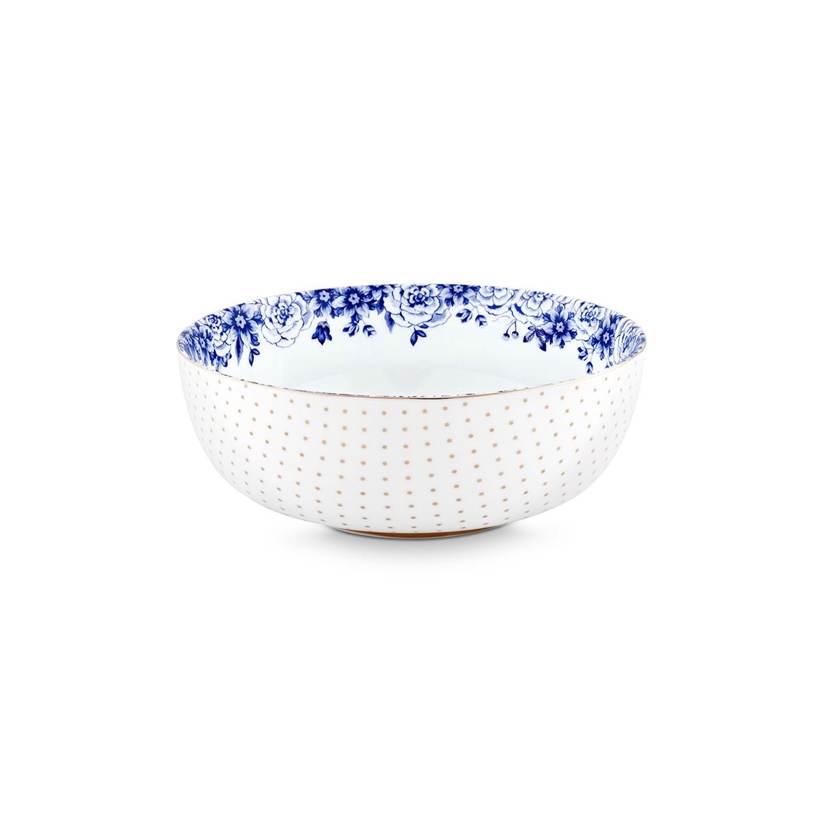 Mavi Beyaz Porselen Kase 20 cm Royal White Collection by Pip Studio