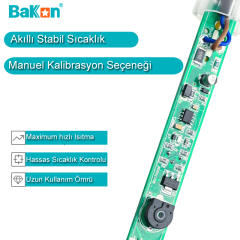 Bakon BK932 Ayarlanabilir Kalem Havya 80W