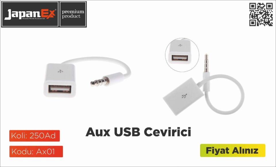 USB AUX ÇEVRİCİ