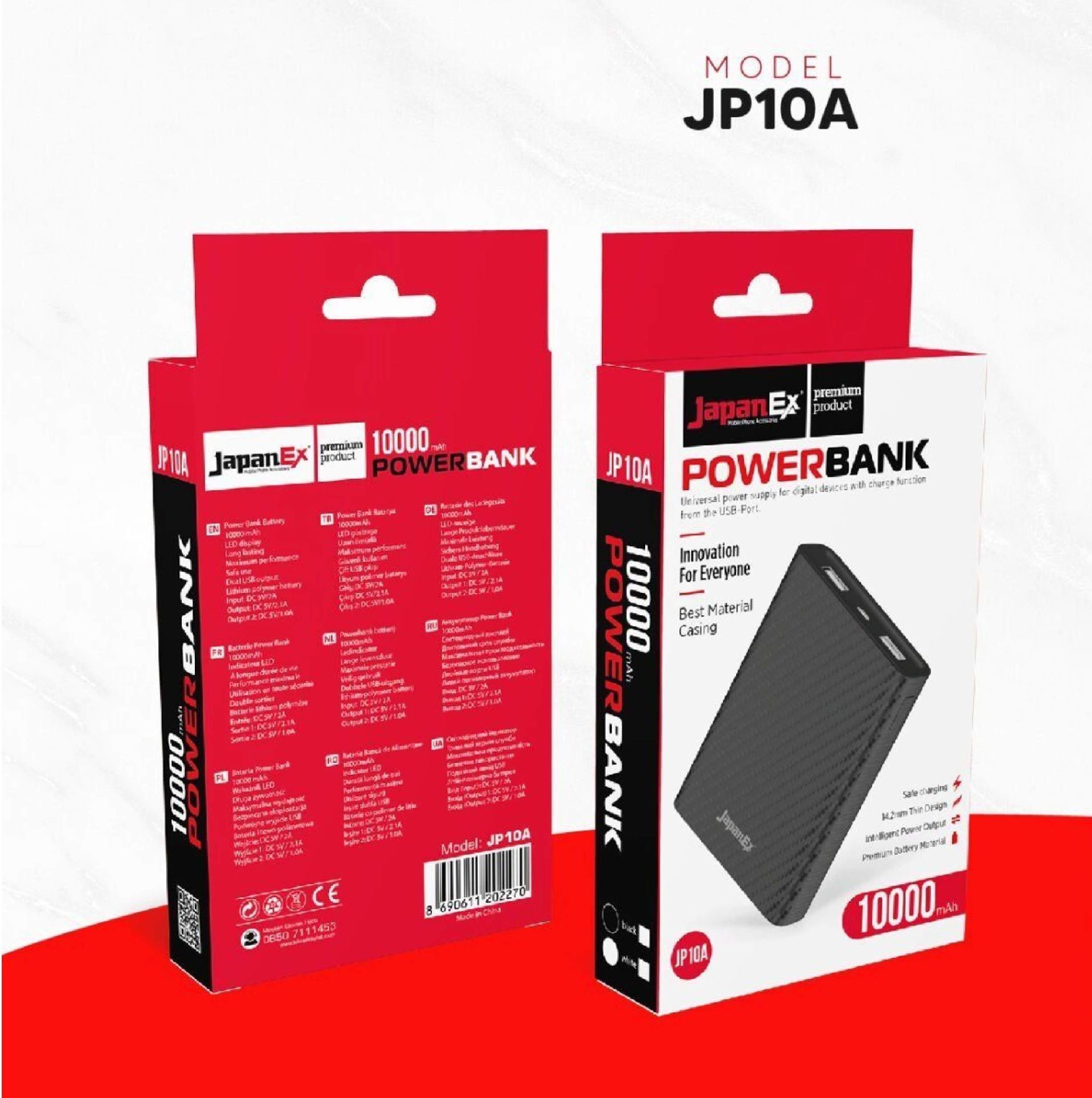 JAPANEX 10.000MAH POWERBANK