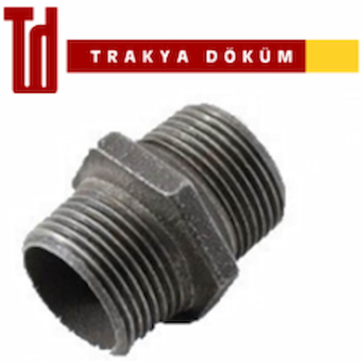 Trakya Döküm Siyah Nipel 3/4