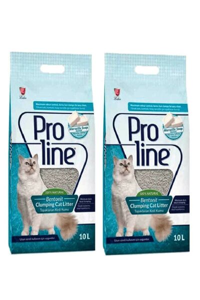 Proline Marsilya Sabunu Kokulu Kedi Kumu 10 Lt X 2 Adet