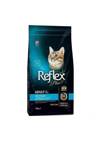 Reflex Plus Somonlu Kısırlaştırılmıs Yetişkin Kedi Maması 8 Kg