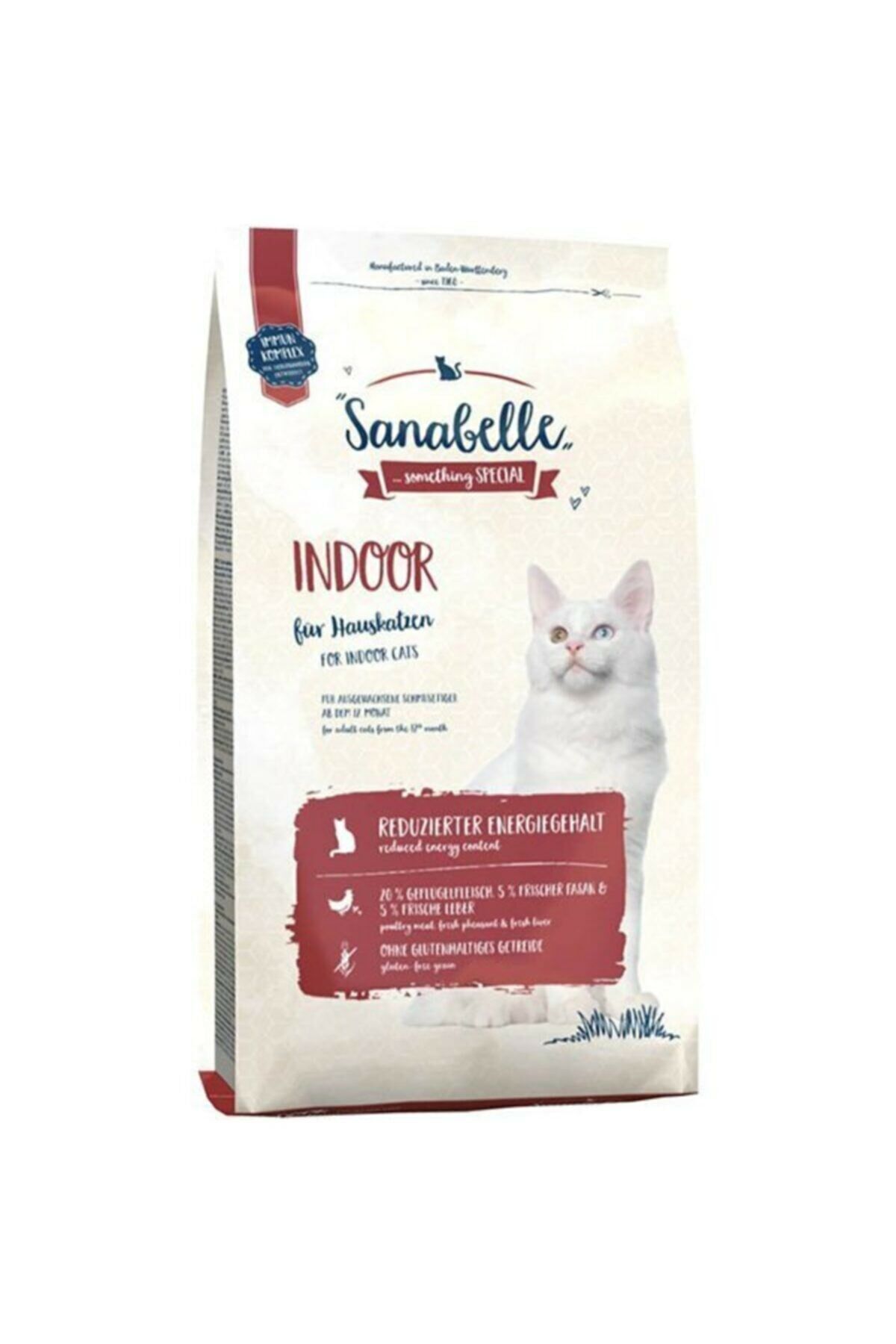 Sanabelle Indoor Kümes Hayvanlı Evde Yaşayan Kedi Maması 10 Kg