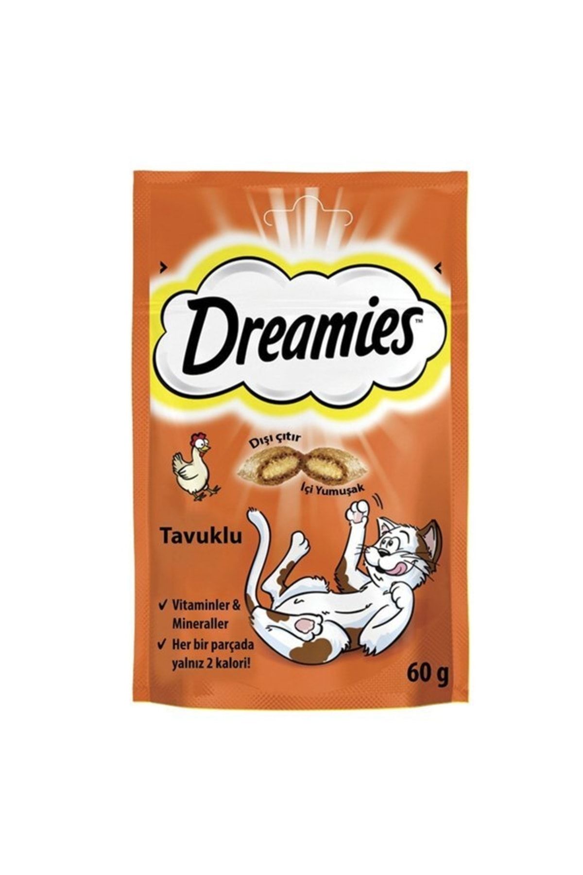 Dreamies Tavuklu Ödül Maması 60Gr