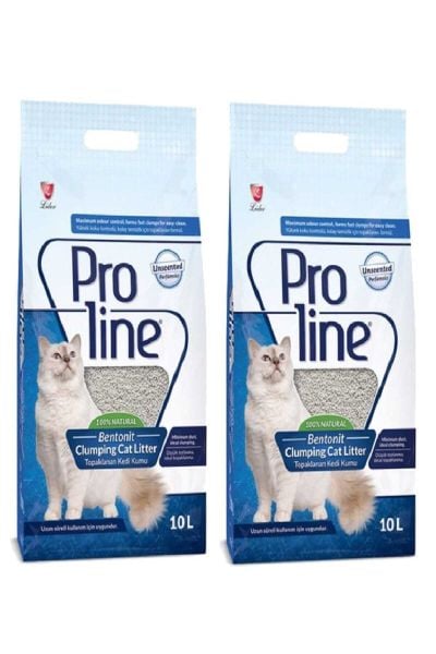 Proline Parfumsüz Kedi Kumu 2X10 L ( 2 Adet 10 L )