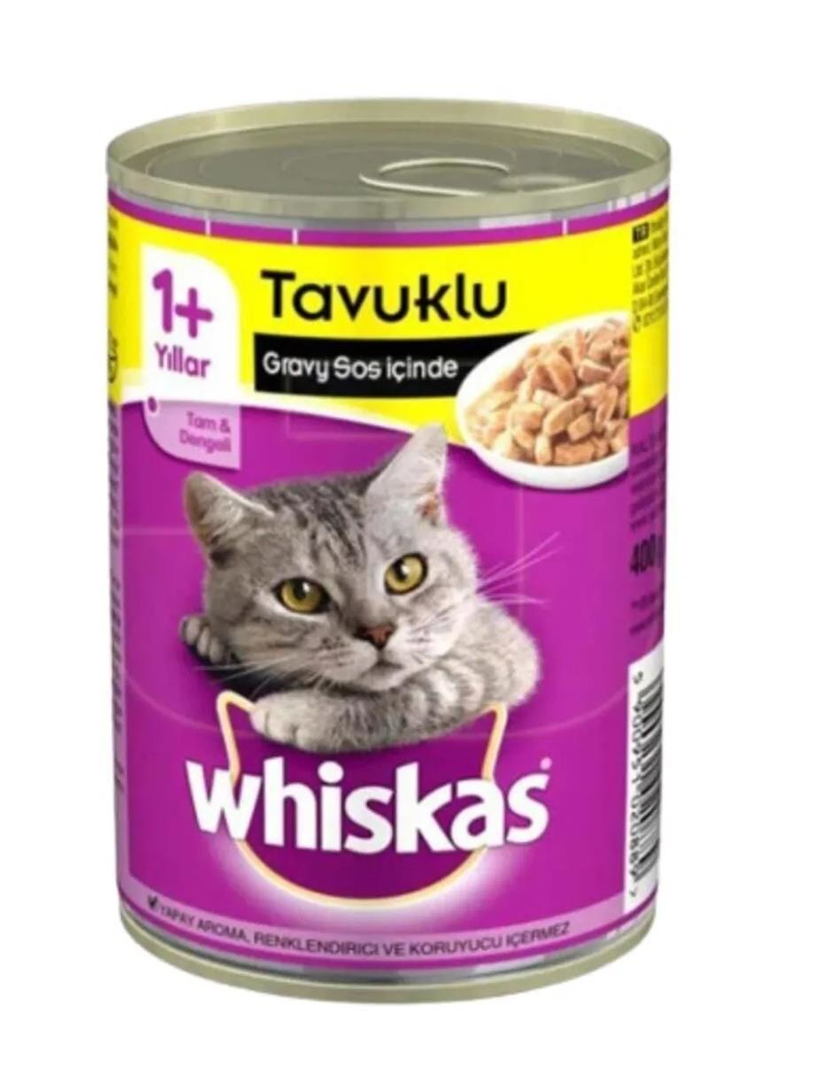 Whiskas Tavuklu Kedi Konservesi 400Gr