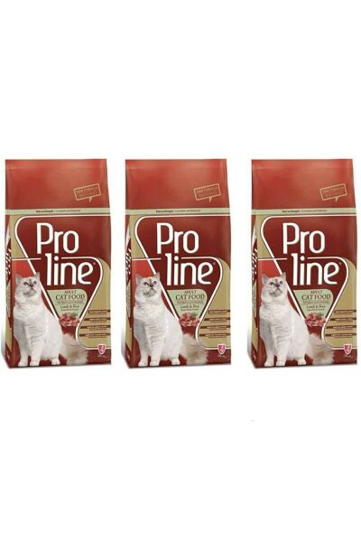 Proline Kuzulu Yetişkin Kedi Kuru Maması 1.5 Kg 3 Adet