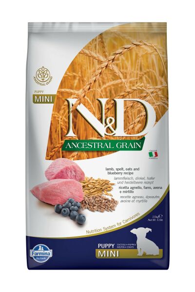 Ancestral Graın  Kuzu & Yaban Mersini Puppy Mını 2.5 Kg