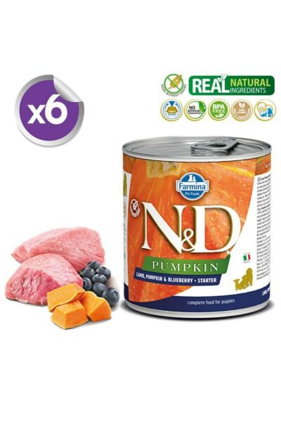 Nd Pumpkin Balkabaklı Kuzulu Yavru Köpek Konservesi 285 Gr X 6