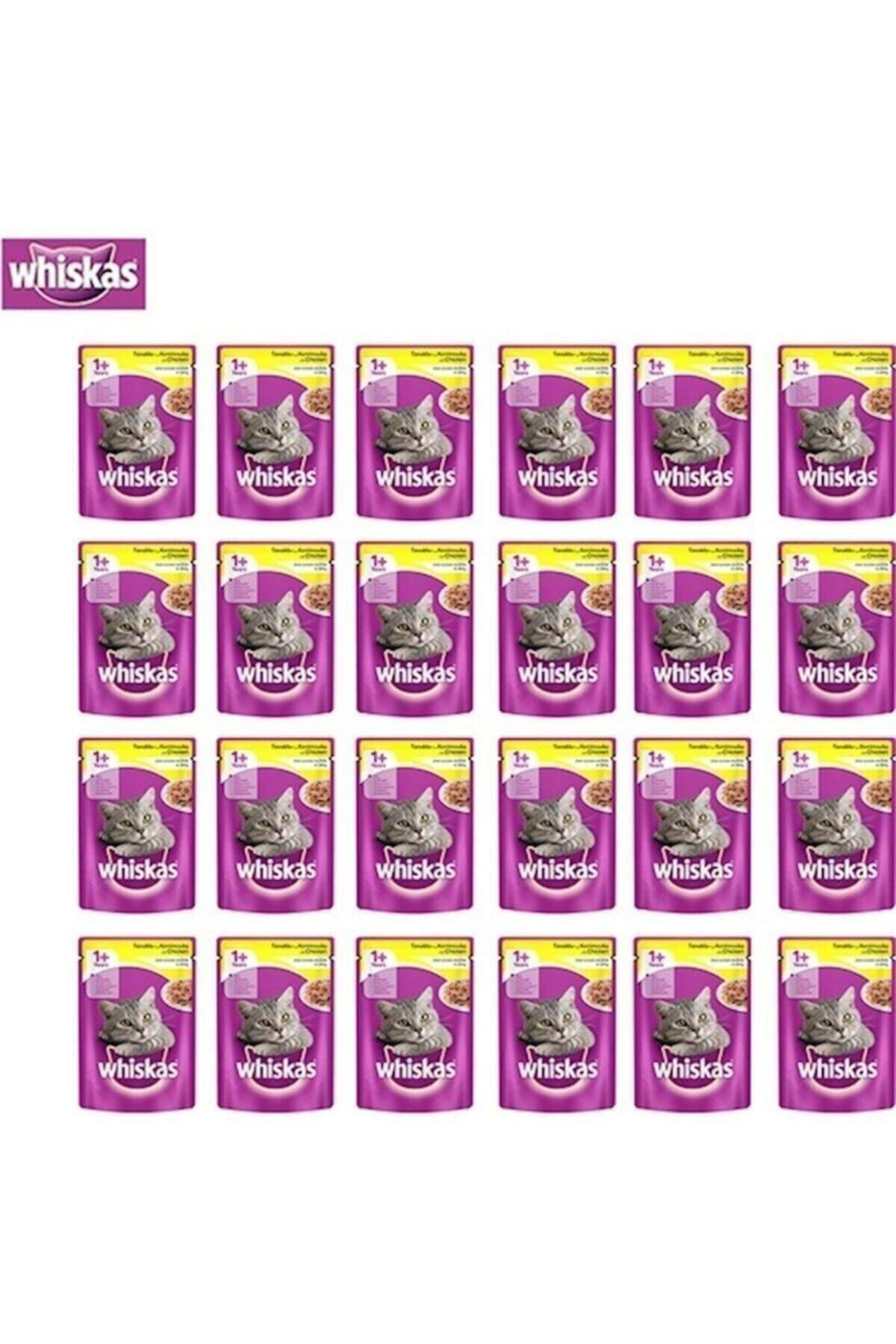 Whiskas Pouch Tavuklu Kedi Yaş Maması 24'Lü