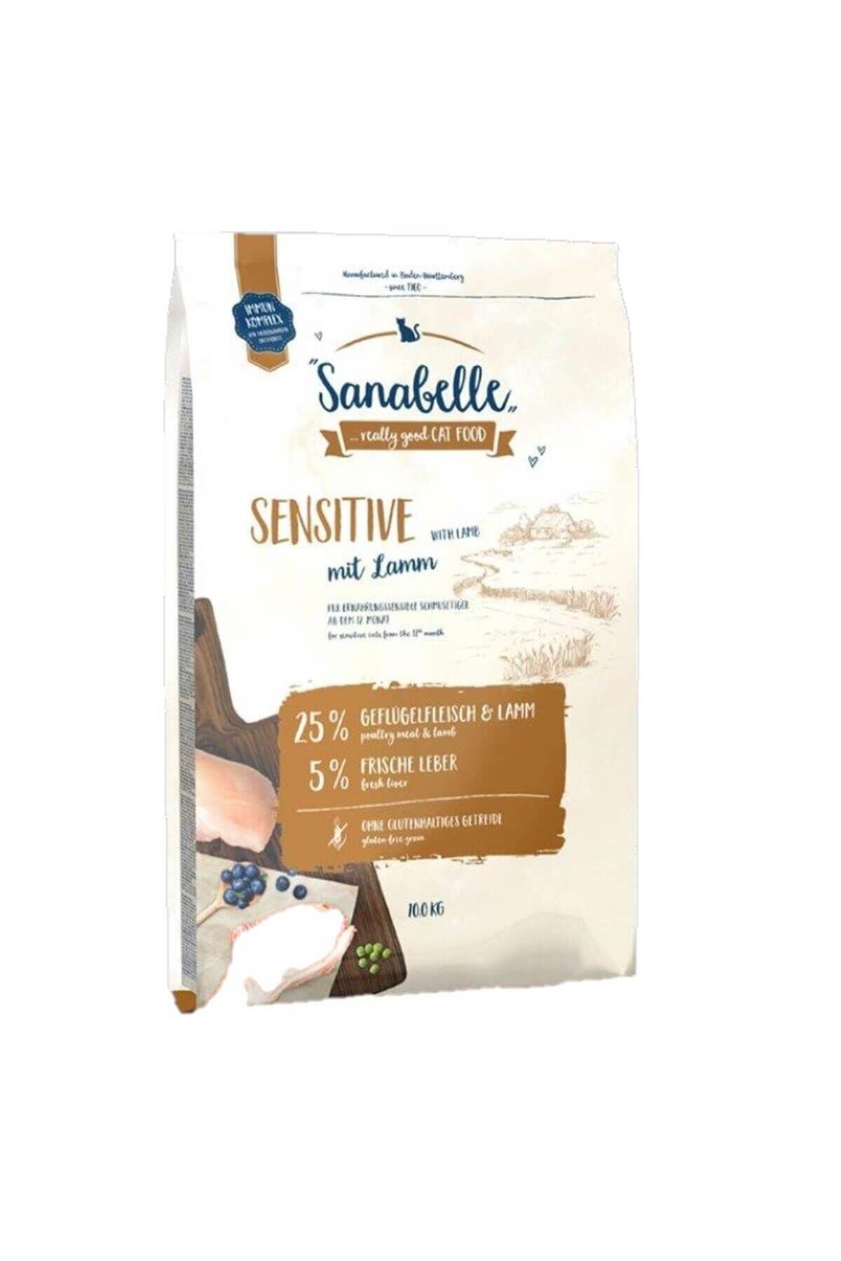 Sanaebelle Sensitive Hassas Kuzulu Yetişkin Tahılsız Kedi Maması 10 Kg