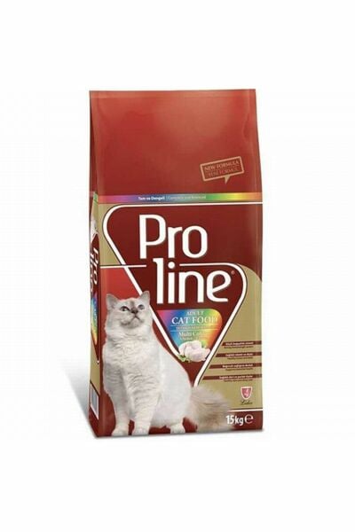 Proline Multi Color Renkli Taneli Yetişkin Kedi Maması 15 Kg